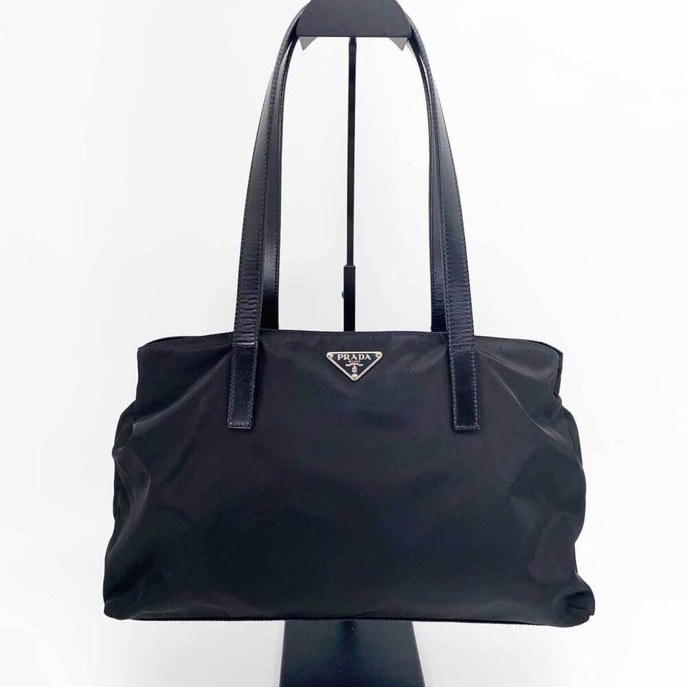 PRADA Tote Bag Handbag Black Nero Black